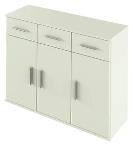 Comoda RESITA TYP 3, alb, DTD laminat, 105x35x80 cm
