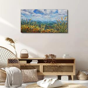 Tablou canvas Cloud Mountains Abstracție