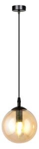 Lustră pe cablu COSMO 1xE14/10W/230V d. 14 cm negru/bej
