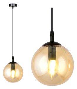 Lustră pe cablu COSMO 1xE14/10W/230V d. 14 cm negru/bej