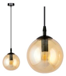 Lustră pe cablu COSMO 1xE14/10W/230V d. 14 cm negru/bej