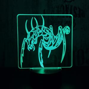 Lampă LED 3D Furnică cu iluminizare în 7 culori