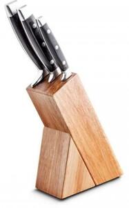 Set de cuțite Lamart 3 piese cu suport din lemn LT2057