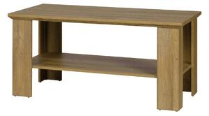 Masuta cafea LEON MZ17, stejar inchis, PAL laminat/muchii ABS, 120x60x