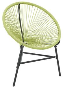 Scaun Acapulco de grădină, verde, poliratan