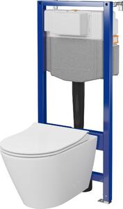 Cersanit City set wc cadru cu capac cu spălare turbionară S701-889