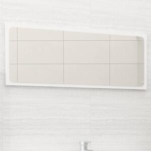 Oglindă de baie, alb, 90x1,5x37 cm, PAL