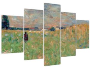 Tablou - Georges Seurat, A Summer Landscape, reproducere (150x105 cm)