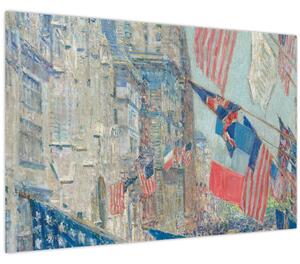 Tablou - Childe Hassam, Allies day, reproducere (90x60 cm)