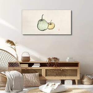 Tablou canvas Fructe de pere abstracte