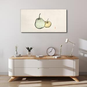 Tablou canvas Fructe de pere abstracte