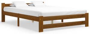 Cadru de pat, maro miere, 180x200 cm, lemn masiv de pin