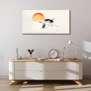 Tablou canvas Animal Pasăre Soare
