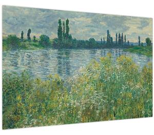 Tablou - Claude Monet, Banks of the Seine, reproducere (90x60 cm)