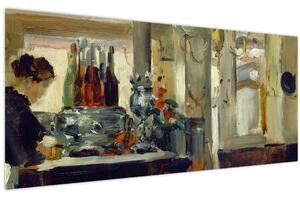 Tablou - Style of Edouard Manet, Bon Bock Cafe, reproducere (120x50 cm)