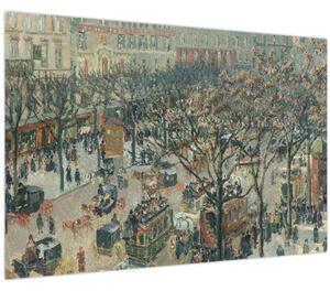 Tablou - Camille Pissarro, Boulevard des Italiens, Morning, Sunlight, reproducere (90x60 cm)