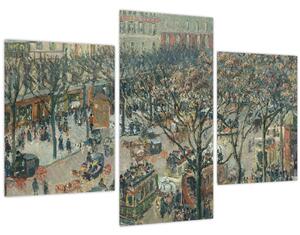 Tablou - Camille Pissarro, Boulevard des Italiens, Morning, Sunlight, reproducere (90x60 cm)