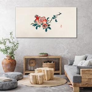 Tablou canvas Ramura de fructe cu flori asiatice