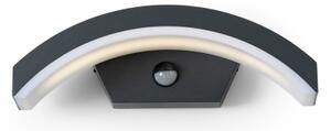 Aplică LED de exterior cu senzor Brilagi ARCELO LED/8W/230V IP54