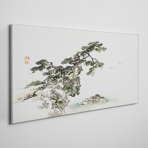 Tablou canvas Coasta copacului abstract
