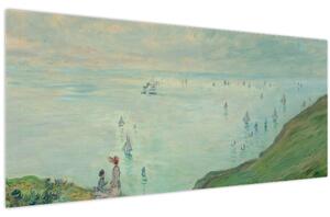 Tablou - Henri Fantin-Latour, Cliffs at Pourville, reproducere (120x50 cm)