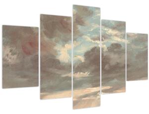 Tablou - John Constable, Cloud Study Stormy Sunset, reproducere (150x105 cm)