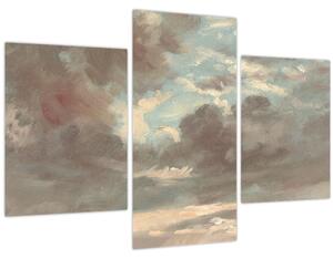 Tablou - John Constable, Cloud Study Stormy Sunset, reproducere (90x60 cm)