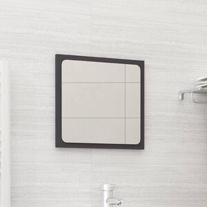 Oglindă de baie, gri, 40x1,5x37 cm, PAL