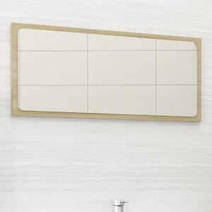 Oglindă de baie, stejar Sonoma, 80x1,5x37 cm, PAL