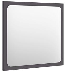 Oglindă de baie, gri, 40x1,5x37 cm, PAL