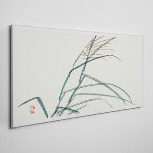 Tablou canvas ramuri asiatice frunze