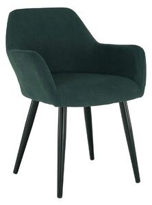 Scaun LACEY, verde/negru, stofa clasica/metal, 55x61x81 cm