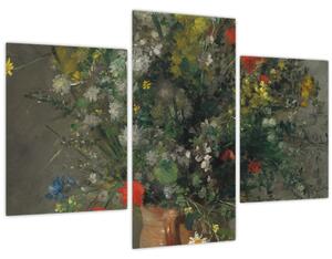 Tablou - Auguste Renoir, Flowers in a Vase, reproducere (90x60 cm)