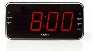 Nedis Digital Radio Alarm Clock CLAR004BK