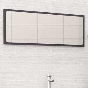 Oglindă de baie, gri, 100x1,5x37 cm, PAL