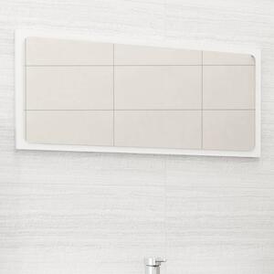 Oglindă de baie, alb, 80x1,5x37 cm, PAL