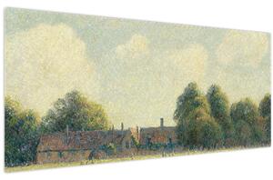 Tablou - Camille Pissarro, Hampton Court Green, reproducere (120x50 cm)