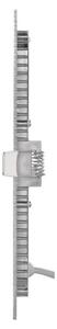 Plafonieră LED încastrată NEXXO LED/18W/230V 3000/3500/4000K, argintie, 22,5 x 22,5 cm