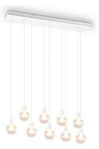 Trio - Candelabru suspendat pe cablu MELA 9xE14/25W/230V, alb