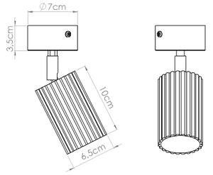 Sollux SL.1914 - Lampă spot KARBON 1xGU10/10W/230V crem