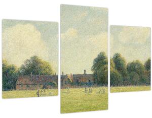 Tablou - Camille Pissarro, Hampton Court Green, reproducere (90x60 cm)