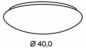 Brilagi - Plafonieră Tiffany din vitralii MIRABELLA, 2xE27/60W/230V, diam. 40 cm