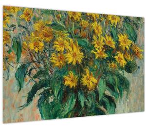 Tablou - Claude Monet, Jerusalem Artichoke Flowers, reproducere (90x60 cm)