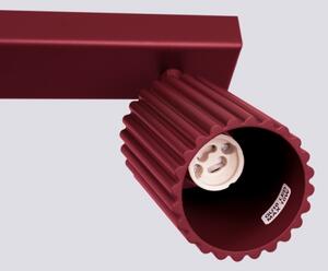 Brilagi - Plafonieră LED CRESTO cu 6 spoturi GU10, 10W, 230V, burgundiu