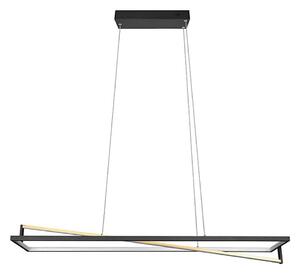 Trio - Lustră LED reglabilă suspendată pe cablu EDGE LED/35W/230V 2300/3000/4000K, negru