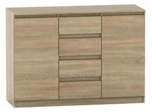 Comoda HANY NEW 010, stejar sonoma, DTD laminat, 134x49x95 cm