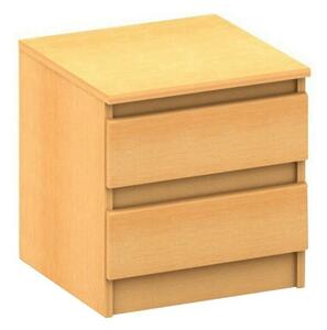 Noptieră HANY NEW 002, fag, DTD laminat, 41x42x40 cm