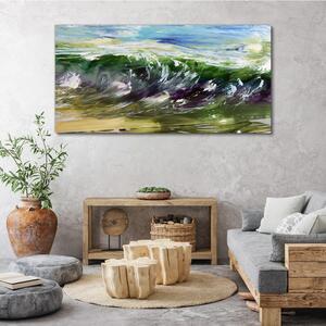 Tablou canvas abstracție valurile mării