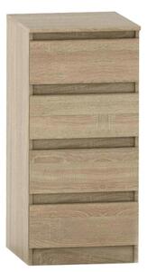 Comoda HANY NEW 009, stejar sonoma, PAL laminat, 45x49x95 cm