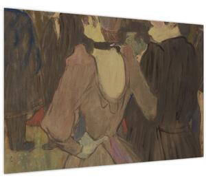 Tablou - Henri de Toulouse-Lautrec, La Goulue and Her Sister, reproducere (90x60 cm)